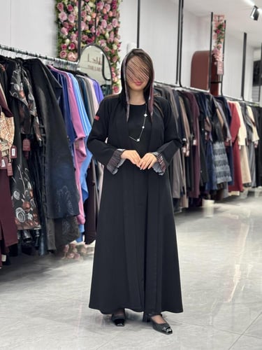 عباية D379 - بني