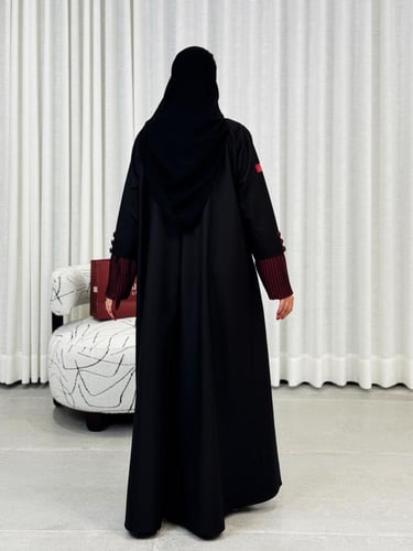 عباية D53- عنابي