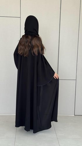 عباية D398-تحديد كحلي