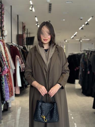 عباية D501 - زيتي