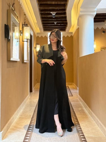 عباية D605 - زيتي