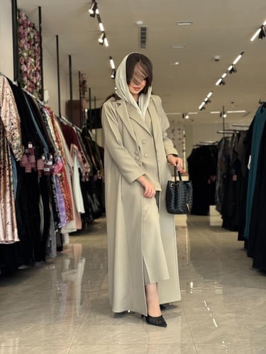 عباية D501 - بيج