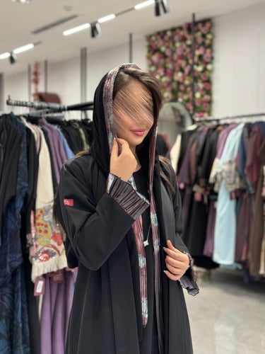 عباية D379 - بني