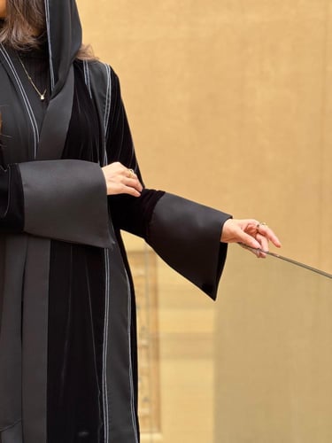 عباية D189-اسود