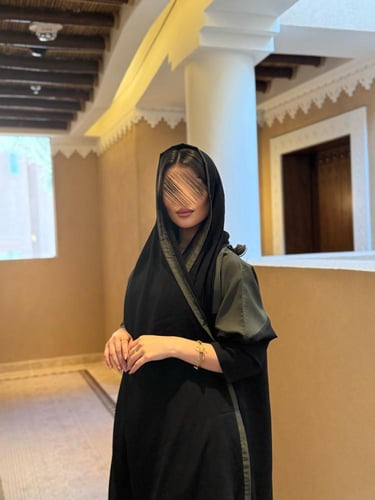 عباية D605 - زيتي