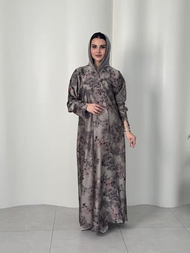 عباية D460 - رصاصي