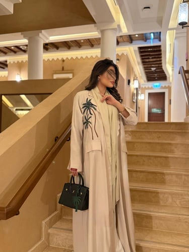عباية D562 -بيج