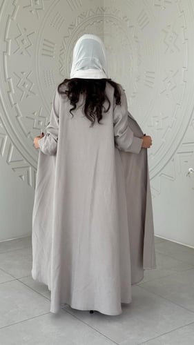 عباية D393 - بيج