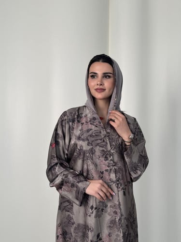 عباية D460 - رصاصي