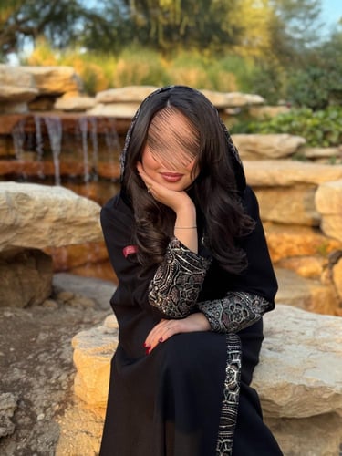 عباية D199-اسود