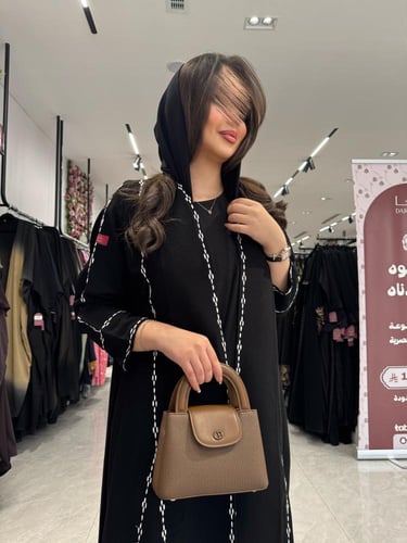 عباية D530 - ابيض