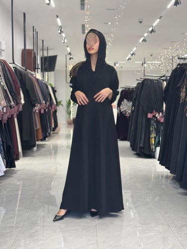 عباية D0200-اسود