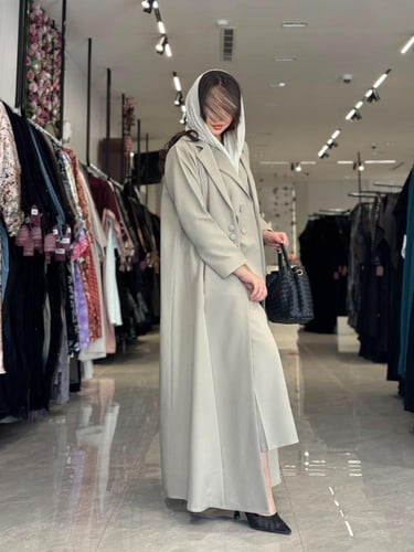 عباية D501 - بيج