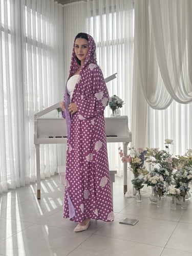 عباية D469-موف