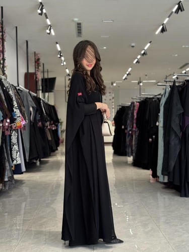 عباية D446 - اسود