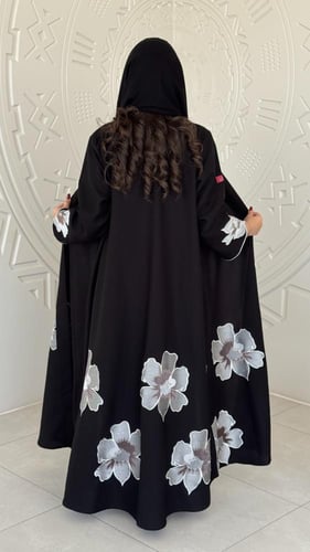 عباية D392 - فضي