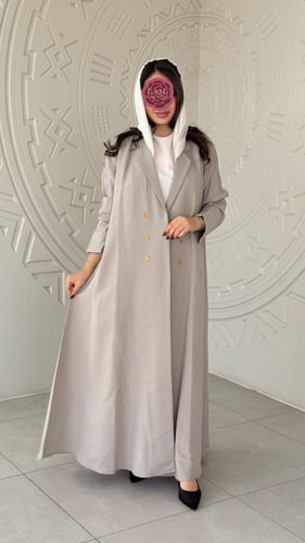 عباية D393 - بيج