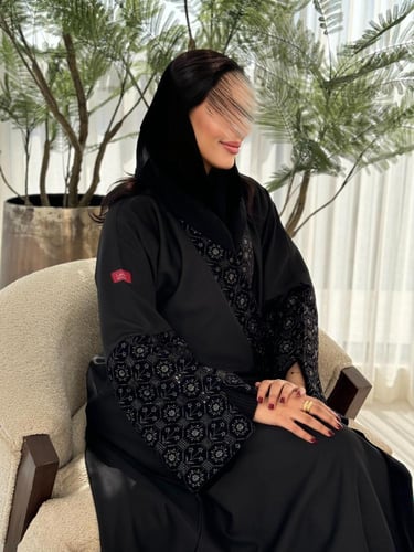 عباية D139 - اسود