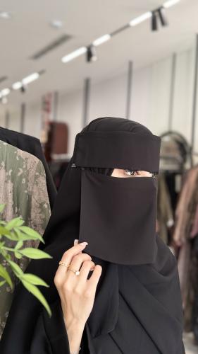 نقاب D6037 - غطوة قصير مغاط مائل مقوى