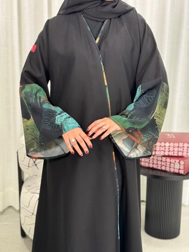 عباية D90 - أوراق ملونه