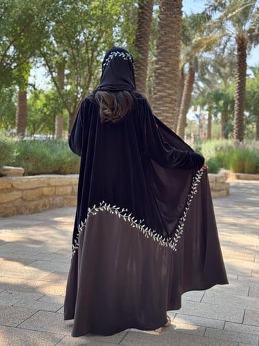 عباية D177 -رمادي