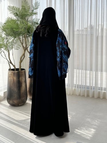 عباية D120 - سماوي