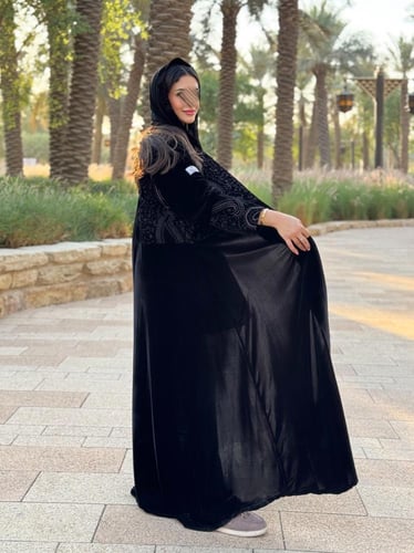 عباية D176 - فضي