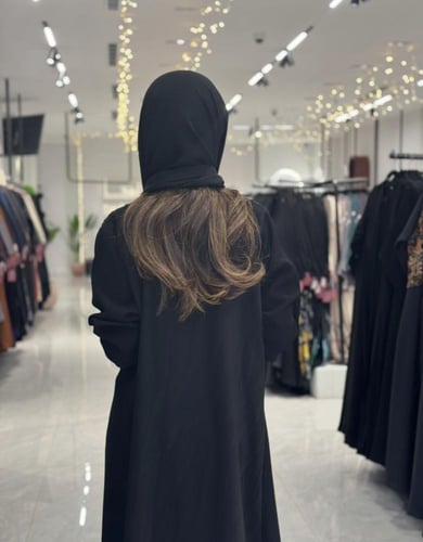 عباية D0200-اسود