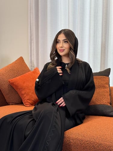 عباية D243-اسود *2*