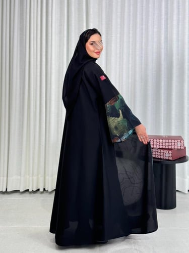 عباية D90 - أوراق ملونه