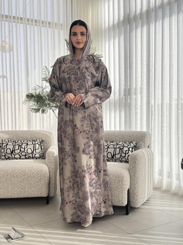 عباية D460 - رصاصي