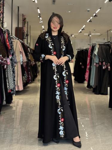 عباية D513 - تطريز ملون