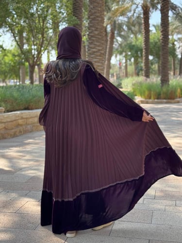 عباية D173-ليلكي