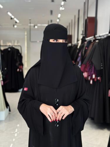 نقاب طويل خيطين