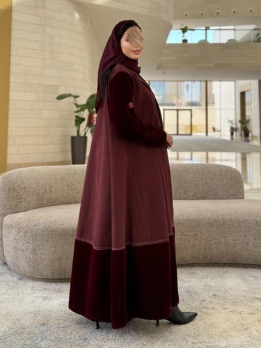 عباية D151- عنابي