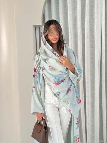 عباية D447 الهبه - تيفاني