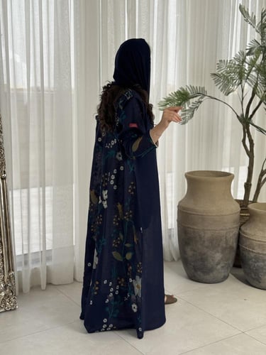 عباية D382 -كحلي