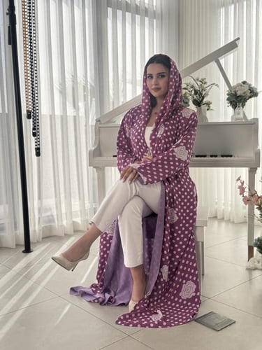 عباية D469-موف