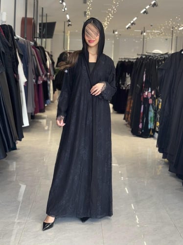 عباية D297 - اسود