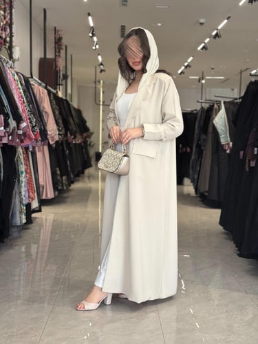 عباية D486 - بيج