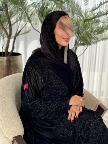 عباية D129 -اسود
