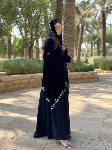 عباية D177 - كحلي