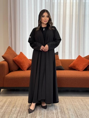 عباية D0106-اسود