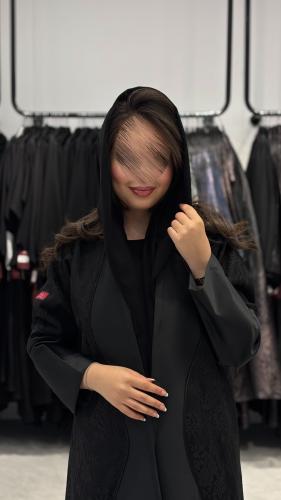 عباية D362 - دانتيل اسود