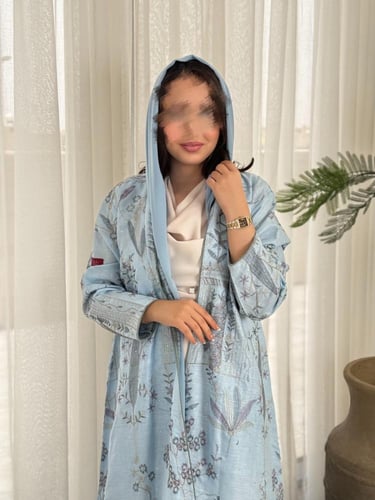 عباية D370-سماوي