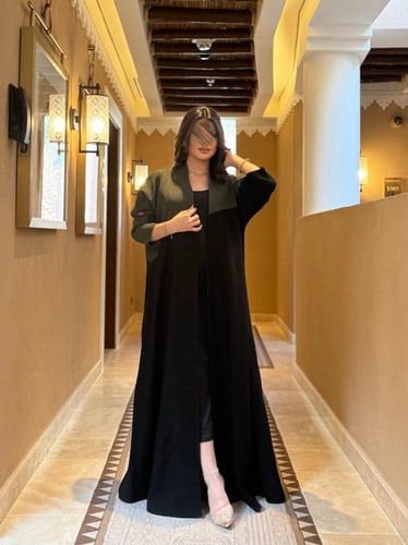 عباية D605 - زيتي