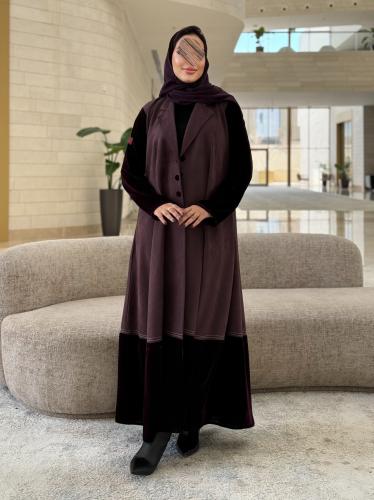 عباية D151-ليلكي