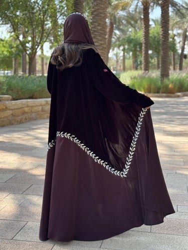 عباية D177 - ليلكي