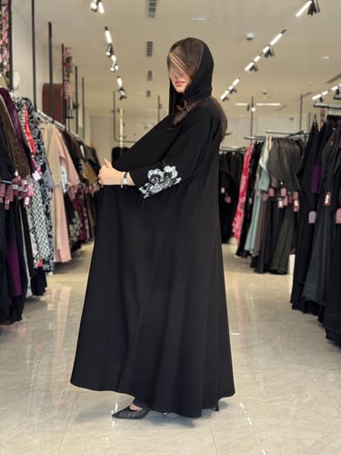 عباية D303 - بشك رصاصي