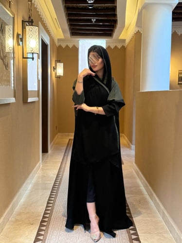 عباية D605 - زيتي